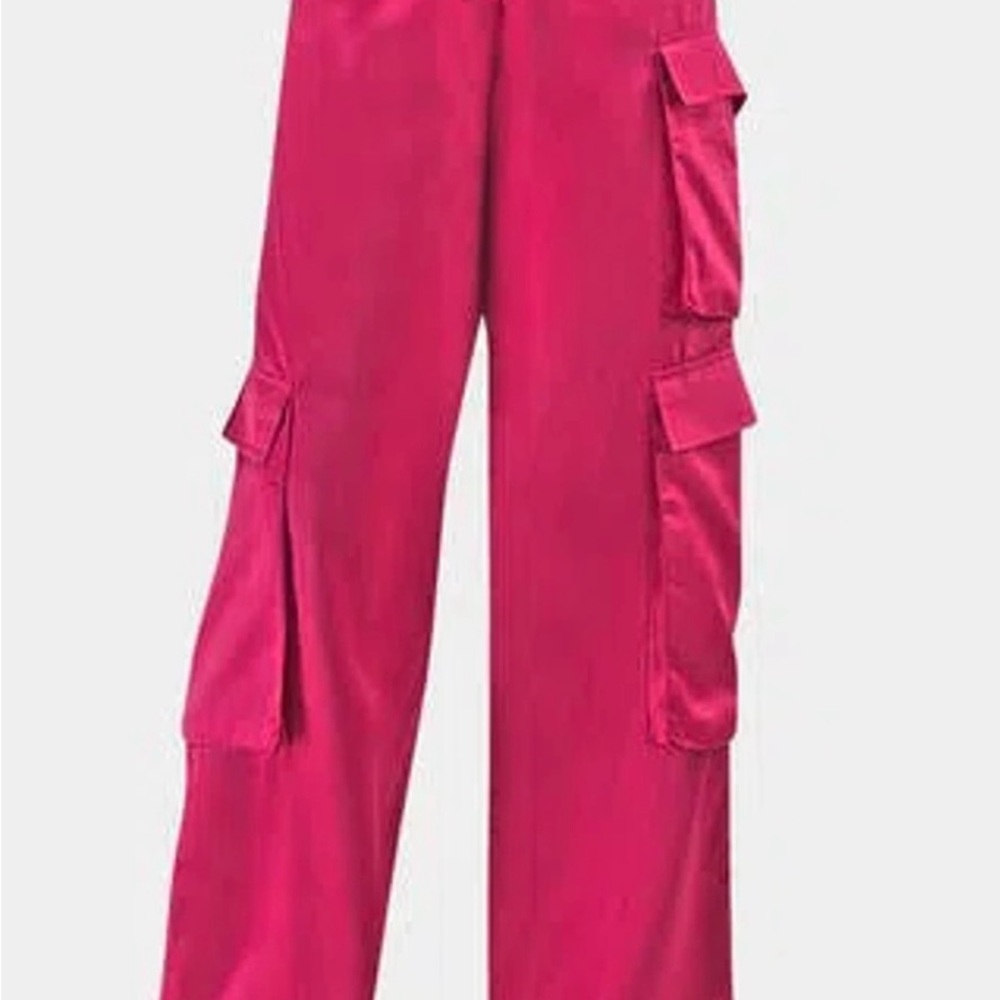 Stylish Pink Cargo Pants